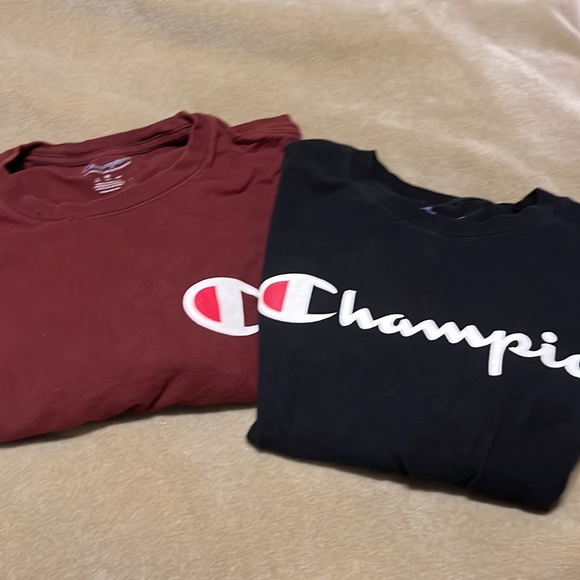 Champion Men’s T-Shirts. Size M. One Short Sleeves and One long Sleeves. - Picture 14 of 14